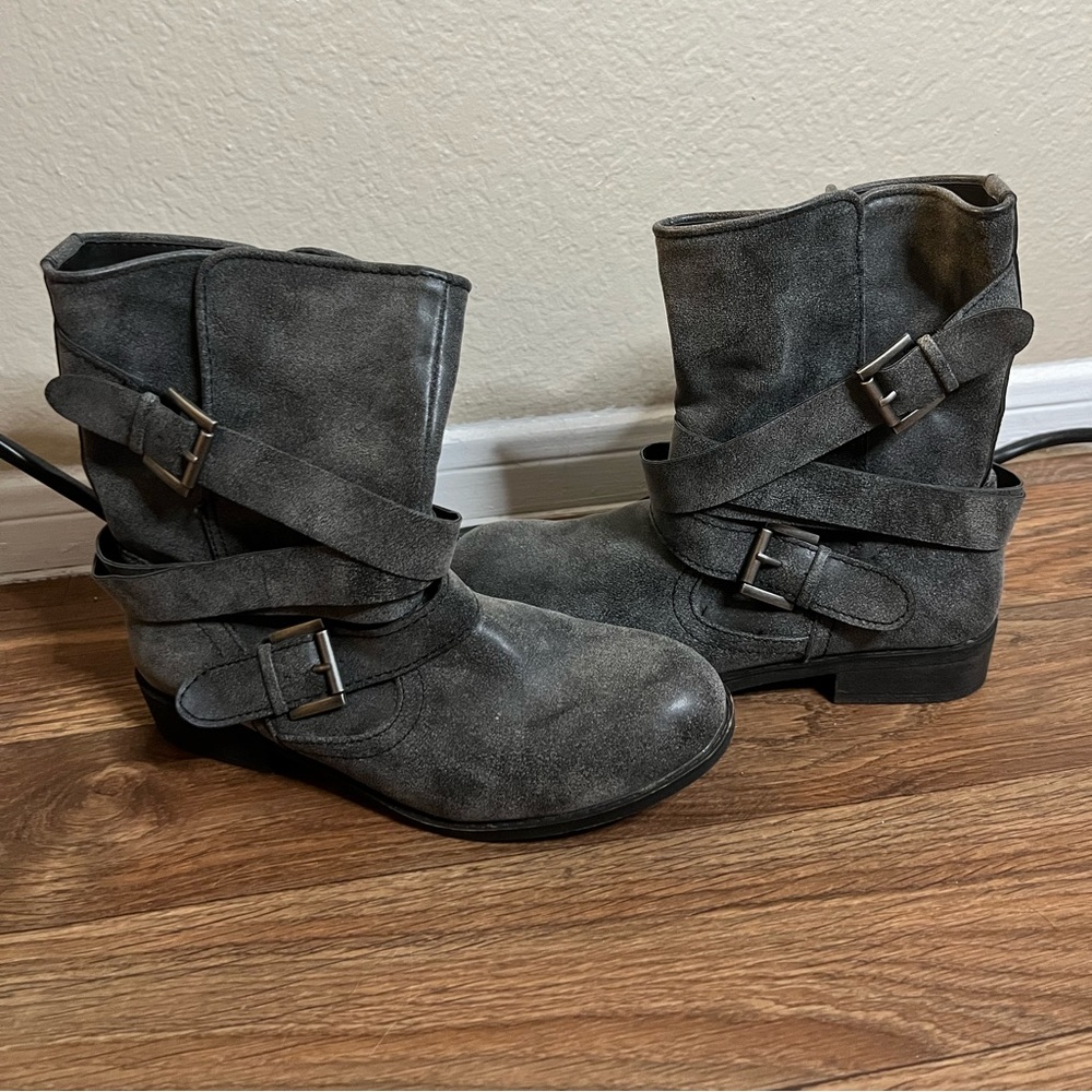 Grey Boots